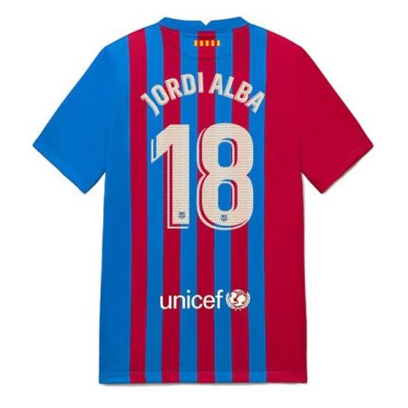 Camisola FC Barcelona Jordi Alba 18 Principal 2021 2022